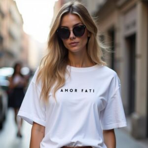 Tricou oversized "Amor Fati"